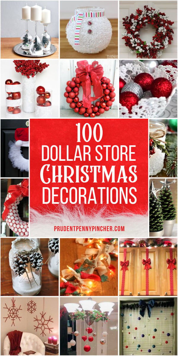 100 DIY Dollar Tree Christmas Decorations